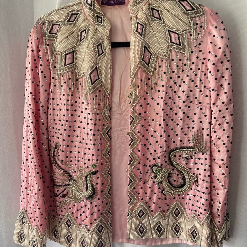Jenny lewis 80s embroidered jacket